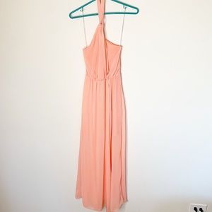 H&M soft pink maxi dress